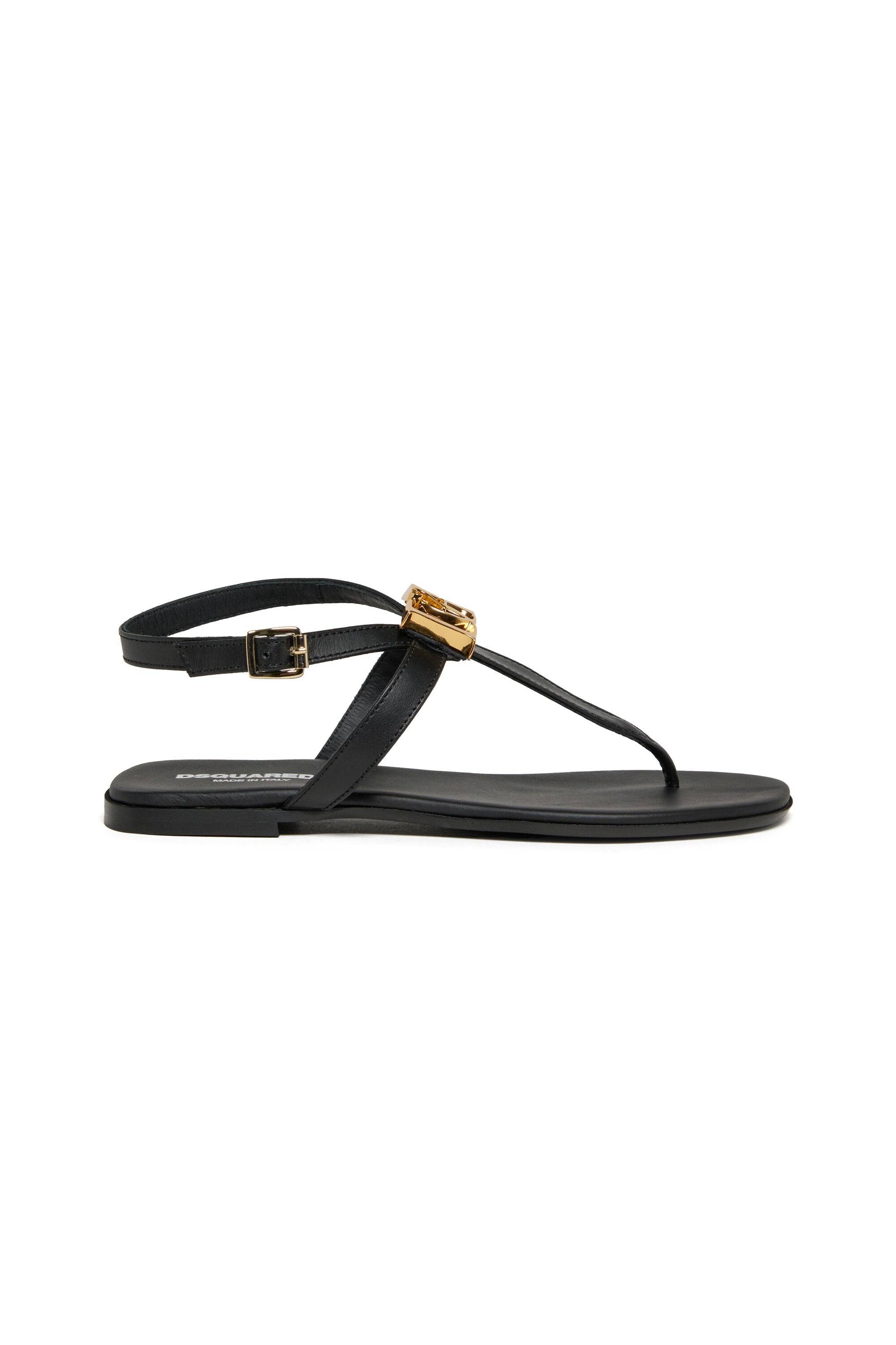 Dsquared2 for Kids - Sandali con logo - Nero