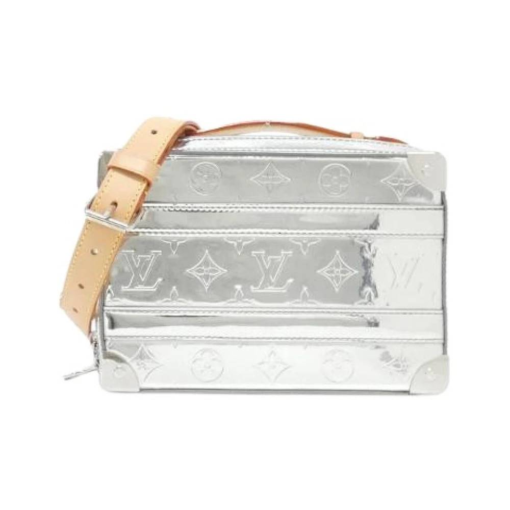 Louis Vuitton Vintage Pre-owned Monogram Mirror Soft Trunk Skuldertaske - Vintage - Dame - Grå - ONE SIZE - Uld
