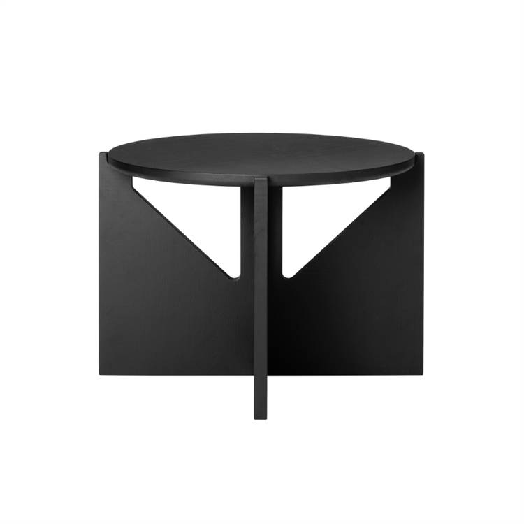 Kristina Dam Studio Simple Sofabord Black Lacquered Oak