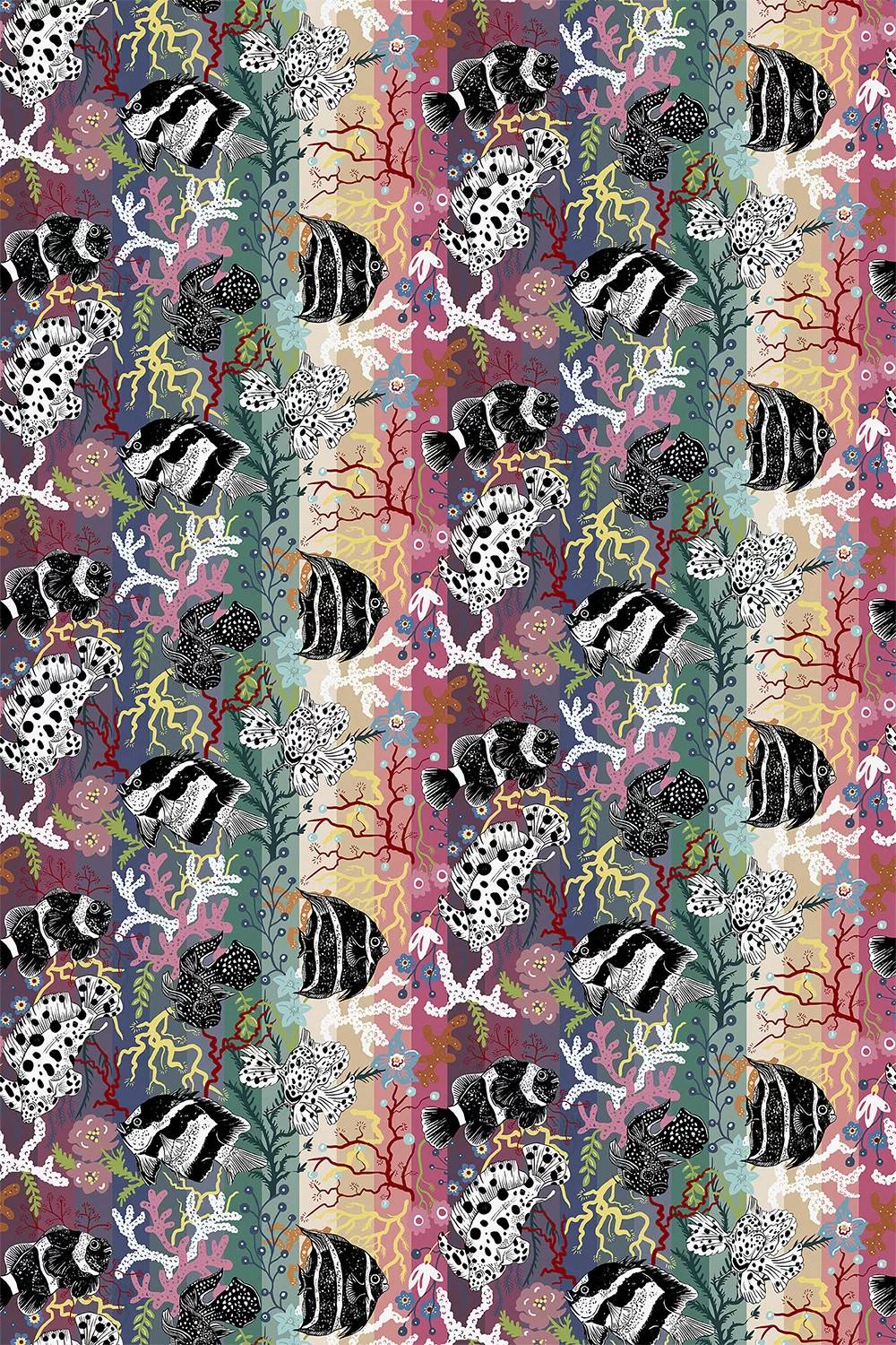 Wear The Walls Fabric Neptune NERWLIN1M