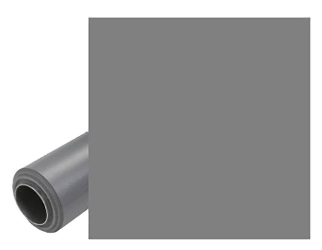 Grå Vinylbakgrund på aluminiumkärna 1.35 x 6 meter