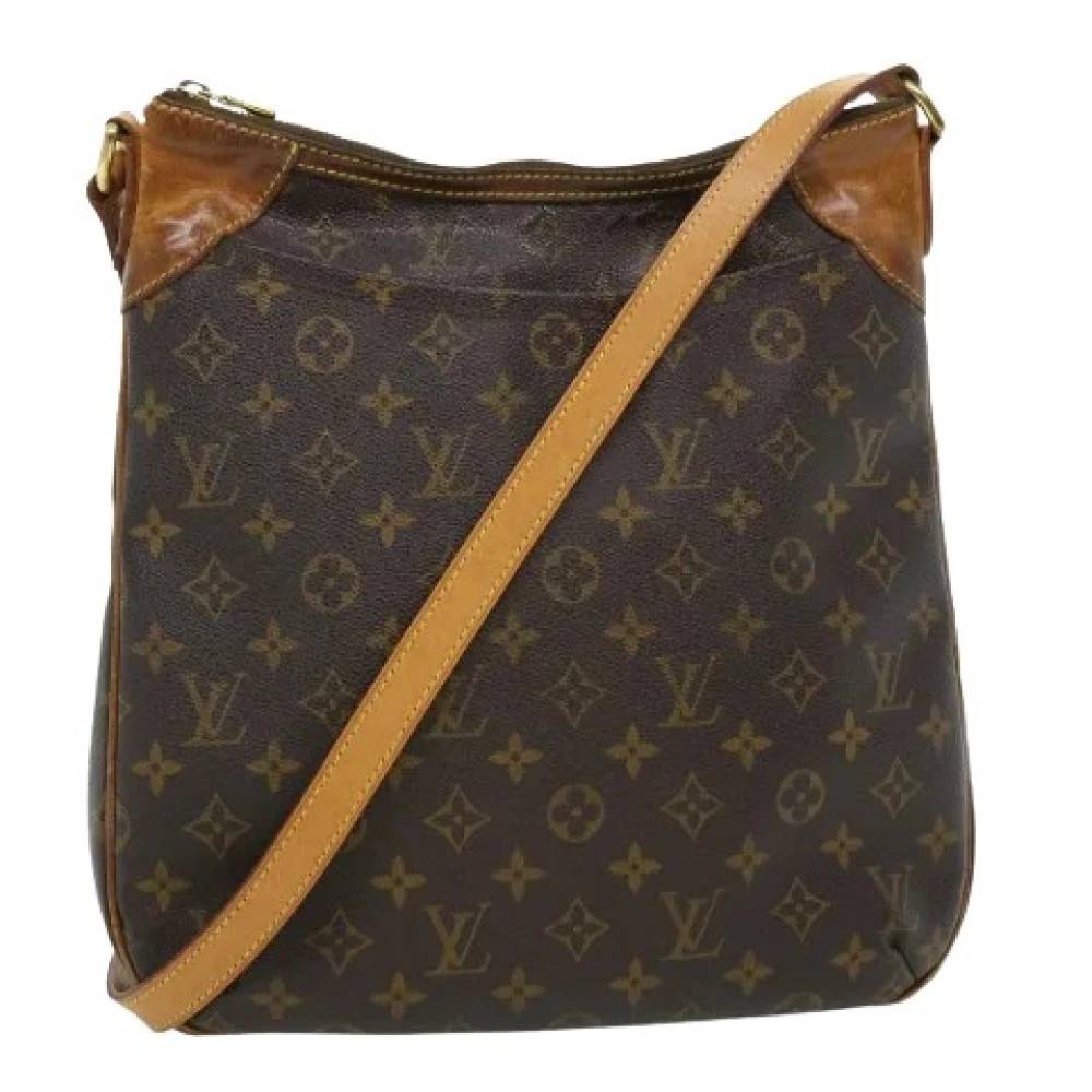 Louis Vuitton Vintage Pre-owned Monogram Canvas Skuldertaske - Vintage - Dame - Brun - ONE SIZE - Uld
