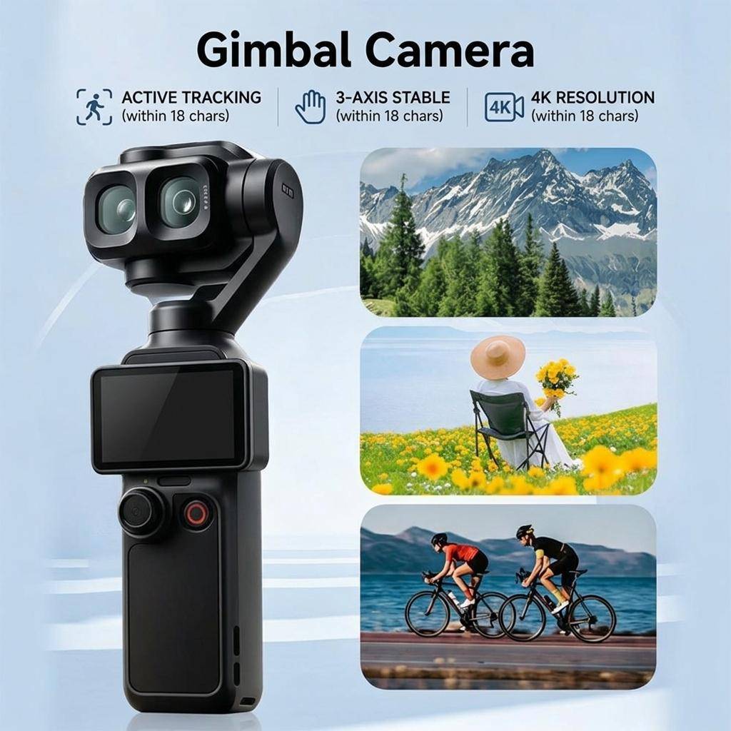 För DJI OSMO Pocket 4P Linsfilterkit UV CPL ND 16 Black Mist 1/4 Linsfilter för Pocket 4 Pro Gimbal Kameratillbehör