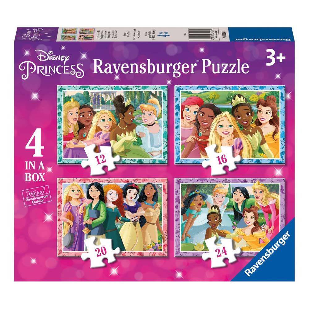 Disney Princess 4i1 Puslespil Ravensburger Princess puslespil 31566