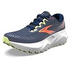 Brooks Caldera 6 sneakers för män, Navy Firecracker Sharp Green, 47.5 EU