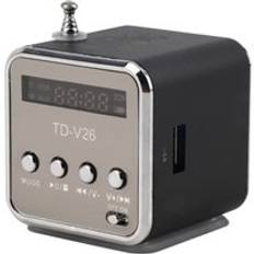 Mini digital b&#xE4;rbar radio fm mini radio internet fm radio h&#xF6;gtalare usb sd -kortspelare f&#xF6;r mobiltelefon pc musikspelare td -v26