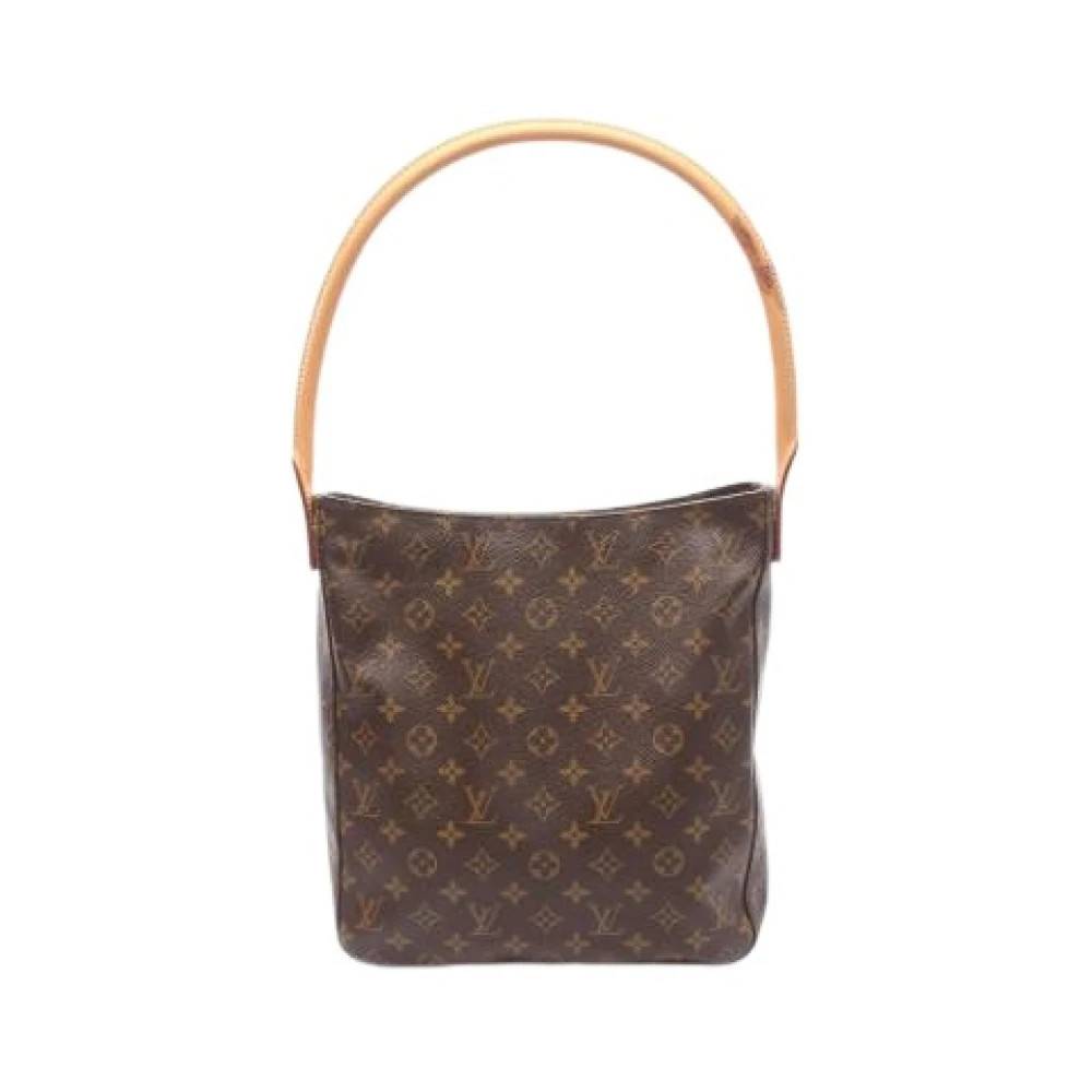 Louis Vuitton Vintage Pre-owned Vintage Monogram Skuldertaske - Vintage - Dame - Brun - ONE SIZE - Uld