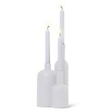 Orrefors Jernverk Flaska Ljusstake, Vit