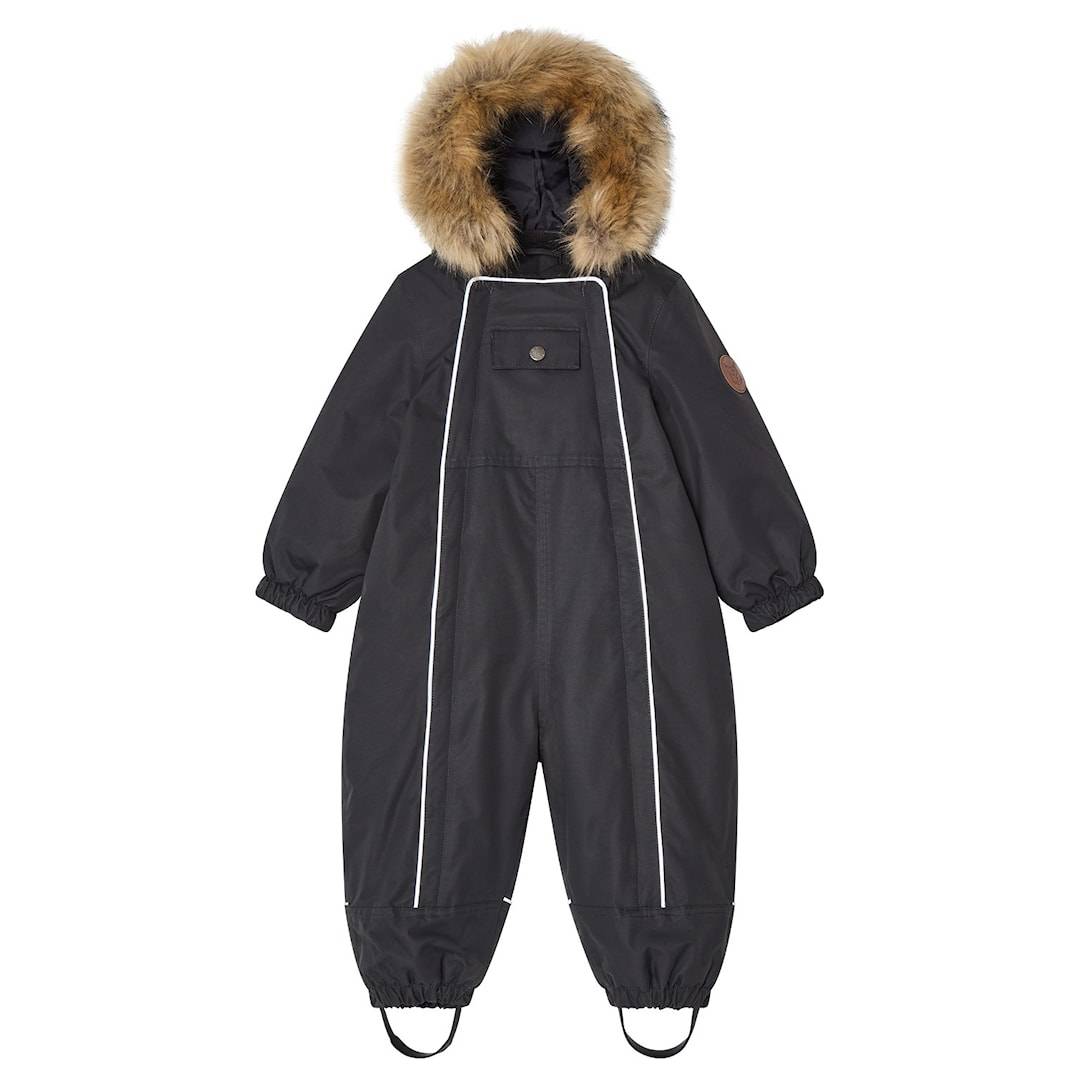 Kuling Val D'Isere Vinter-overtræksdragt Always Black 98 cm Sort 98 cm Drenge, Piger