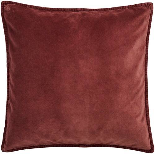 Ib Laursen - Pudebetræk velour - dusty plum - 52x52cm..