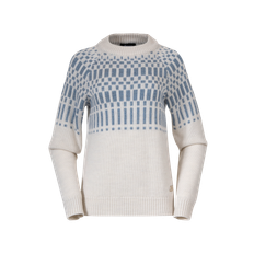 Nordmarka Merino Jumper Women - M / Vanilla White/Husky Blue