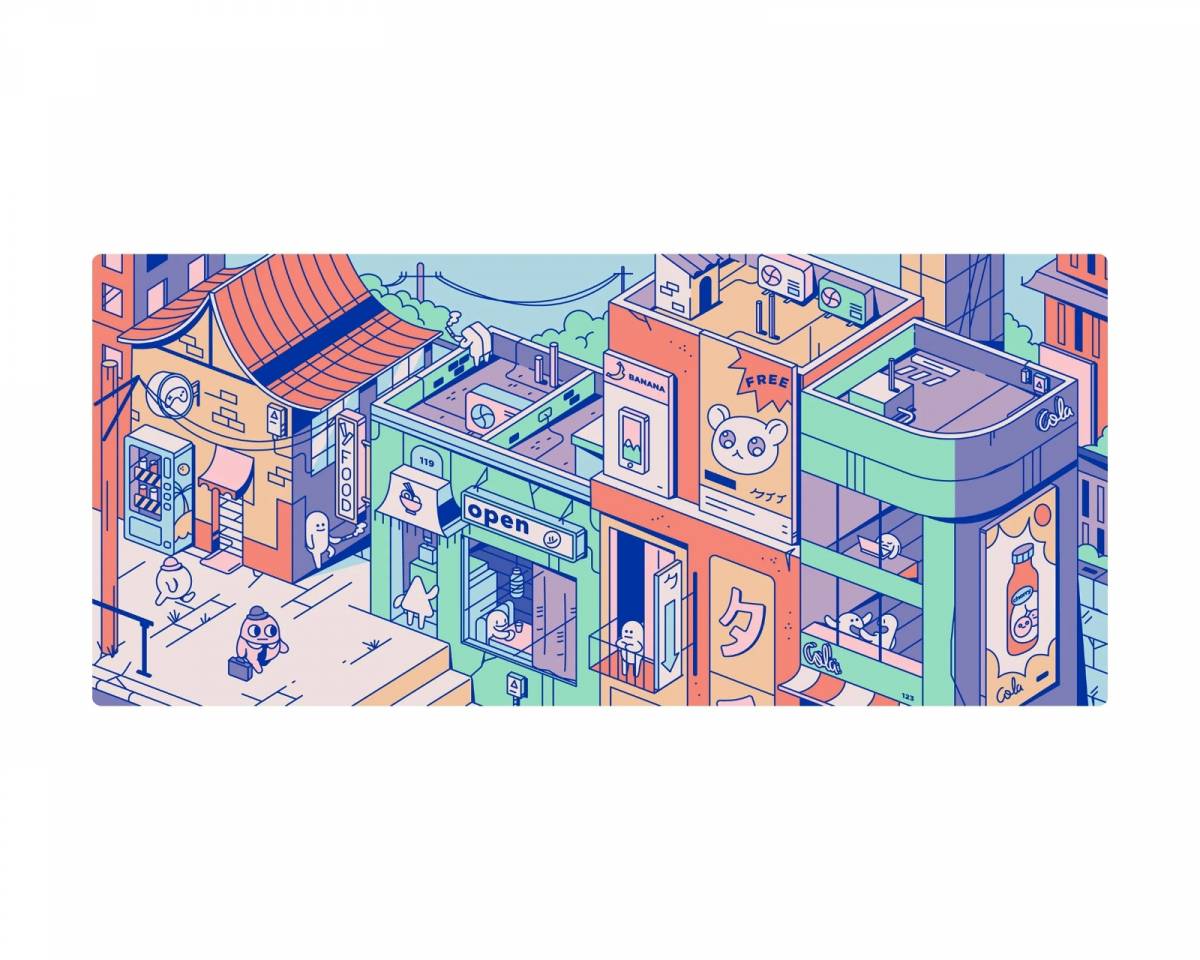 KBDfans PBTfans Poco R2 Mousepad - Deskmat A