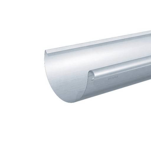 3 stk Rheinzink halvrund tagrende nr. 12, 0,8 mm, zink