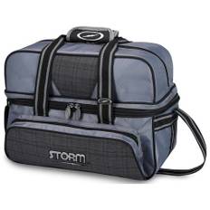 Storm 2-Ball Tote DLX - Bowlingtaske til 2 kugler og sko - Plaid/Grey/Black