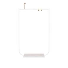 Asplund - Tati Coat Rack Small Carrara Marmor White - Klädhängare - Broberg & Ridderstråle - Vit