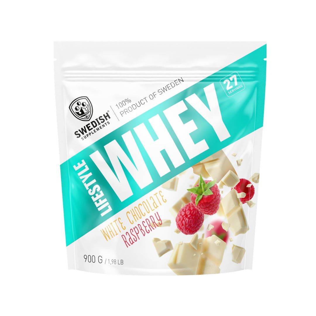 Lifestyle Whey Protein - White Chocolate Raspberry, 900g