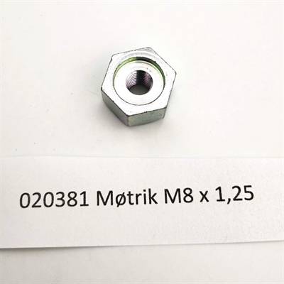 Møtrik M8 X 1,25 til trimmerhoved