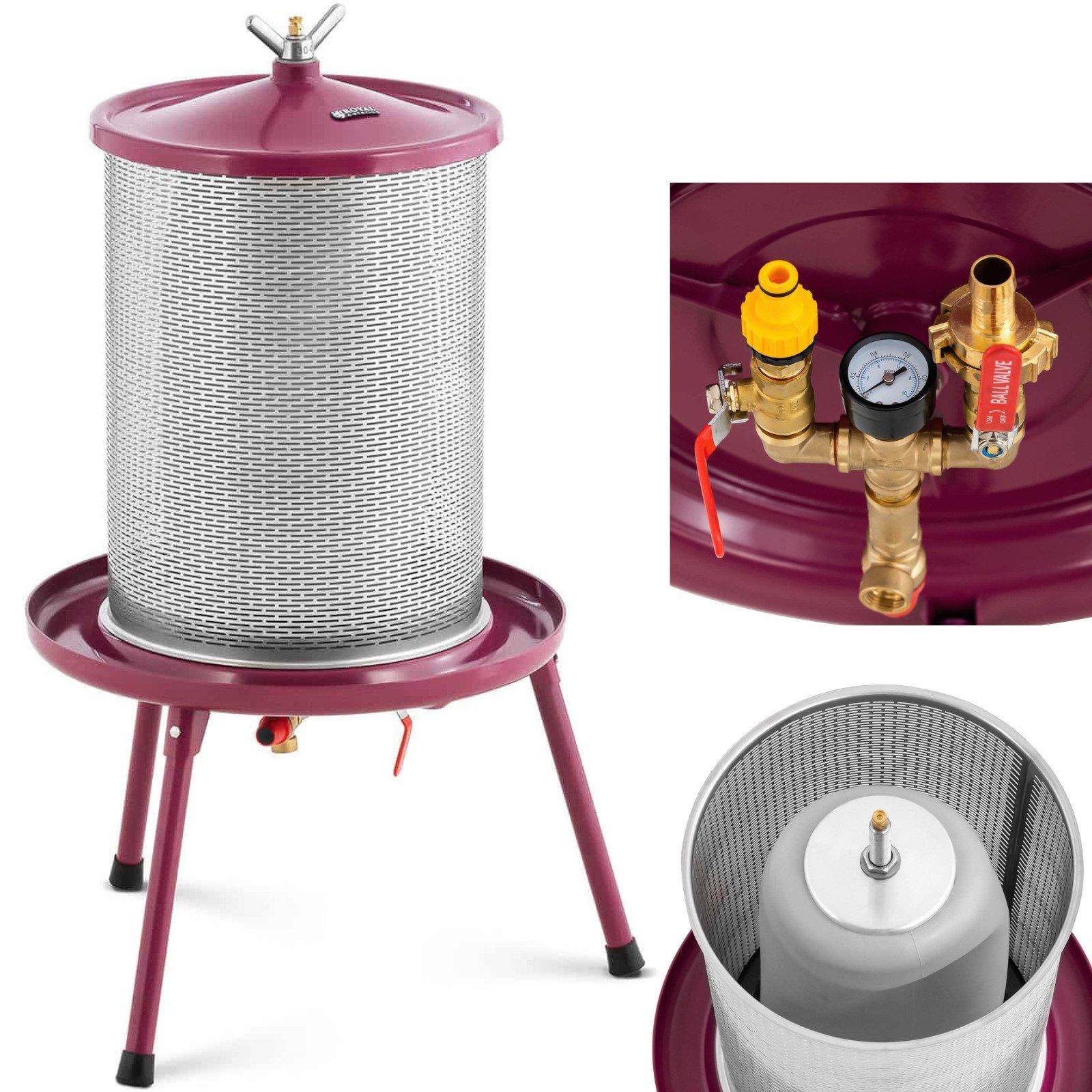 Hydropress Juicer For Fruit, Wine, Juice, 40 L, 5 Bags