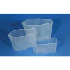 Tillbringare plast - 1000ml transparent - 24 st