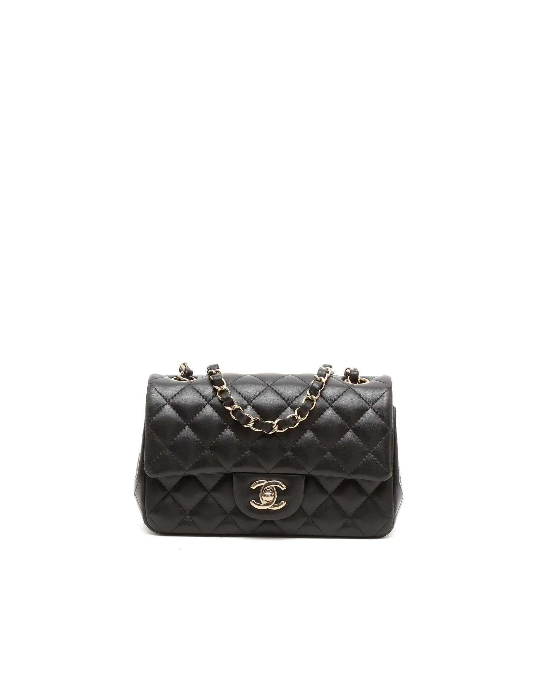 Chanel Classic Mini Rectangular Single Flap Bag - Black - One Size