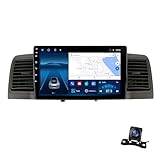 Android 12 bilradio för Toyota Corolla EX 2007-2012 Trådlös CarPlay Double Din 9-tums pekskärm Bilradio med Bluetooth handsfreesamtal FM-radio SWC WIFI GPS Navi AHD-backupkamera (Size : 1+32G)