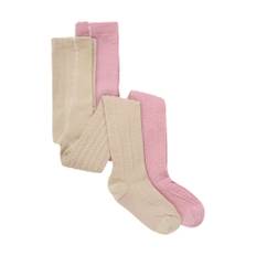 Minymo - 2-pak strømpebukser - Pink - str. 116-122 cm