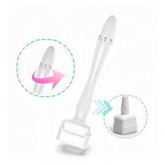 Justerbar Derma Stamp 140A Derma Roller 1 st, Minoxidil, Dermaroller, Microneedling, Skönhet, Hudvårdsprodukter, Spa, Självvård, Hudvårdsverktyg, Ansi - Vitt