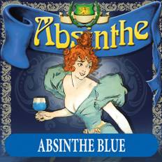 Absintetikett för Absint Mint, 90 x 90 mm