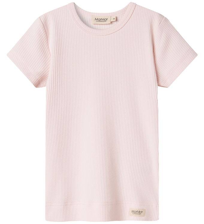 MarMar T-shirt - Rib - Modal - Noos - Rosa - MarMar - 1 år (80) - T-Shirt