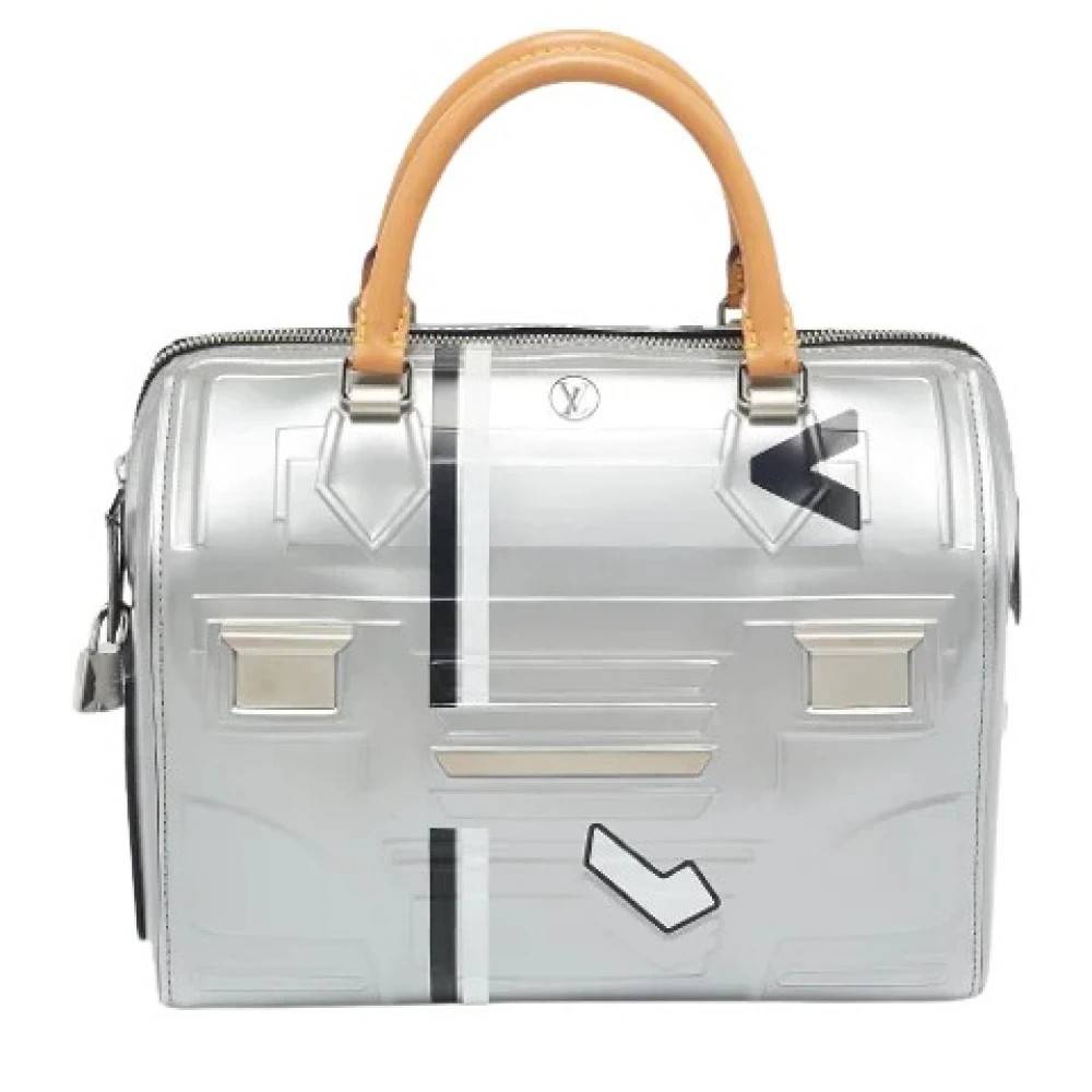 Louis Vuitton Vintage - Pre-owned Vintage Silver Läder Handväska Vintage - Dam - ONE Size - Läder