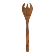 Gaffel i Teak Træ L28xB6 cm.