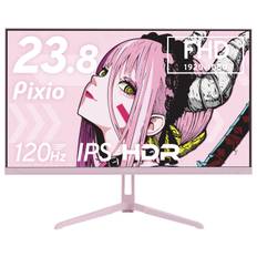 Pixio PX246 Wave Pastel Pink Gaming Monitor inch FHD 120Hz IPS Pastel Pink Pixio HDMI VGA 4ms ps5 23.8 pastellrosa färg