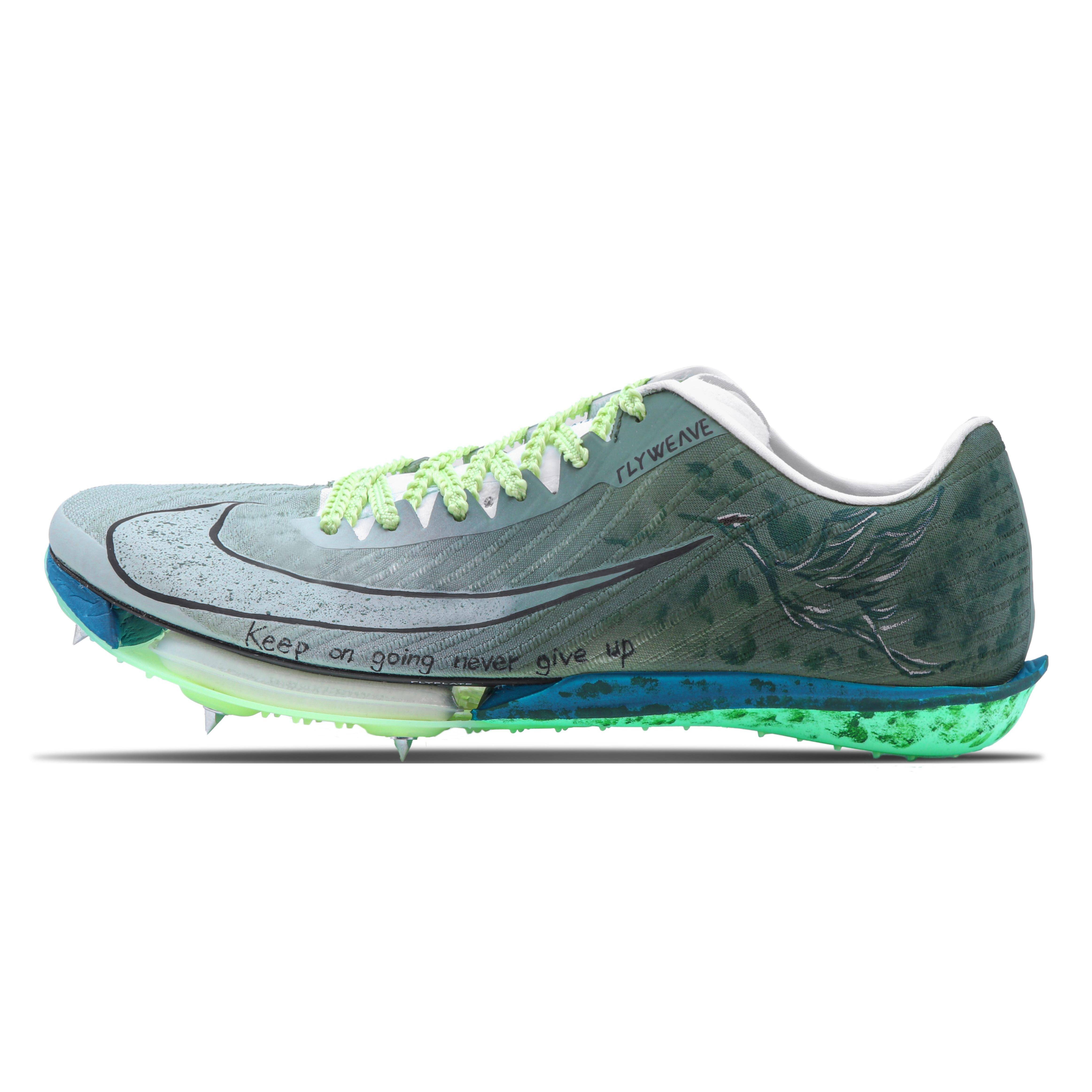 Nike Maxfly Halkfria Slitstarka Låga Löparskor Herr Grön FD8395-102(Team147-) cm gray