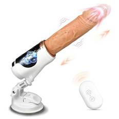 Paloqueth Realistic Dildo Fuck Machine with Vibrations & Remote Control Skin