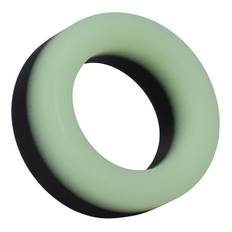 Doc Johnson Rock Solid The Big O Cockring Glow Green-Black