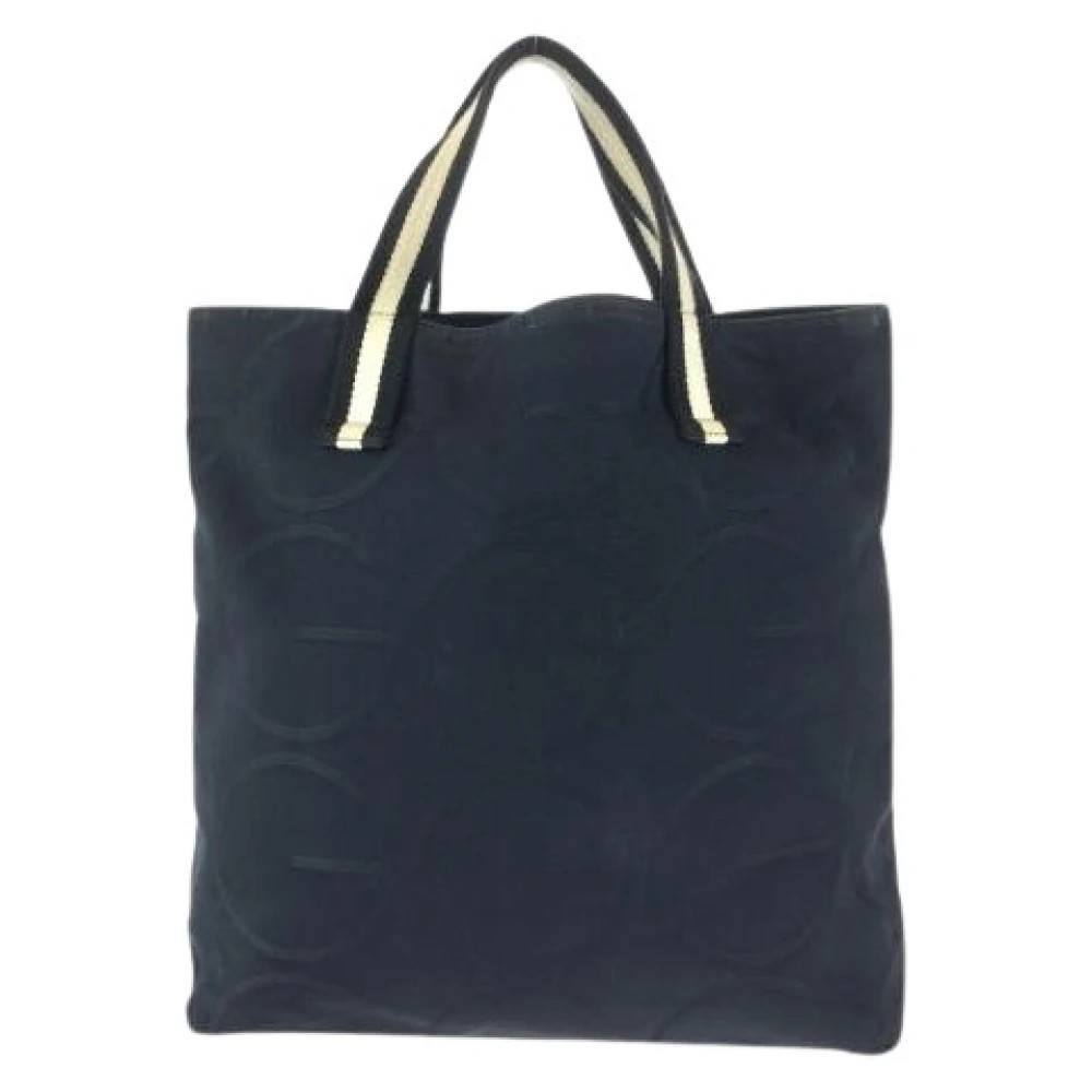 Gucci Vintage Pre-owned G Logo Canvas Tote Bag - Vintage - Dame - Sort - ONE SIZE -