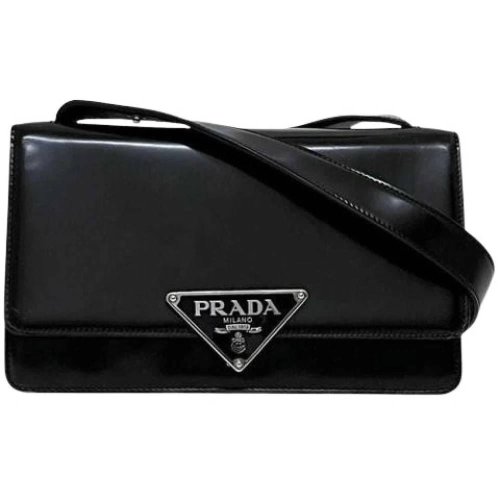 Prada Vintage Pre-owned Vintage Skuldertaske - Vintage - Dame - Sort - ONE SIZE - Uld