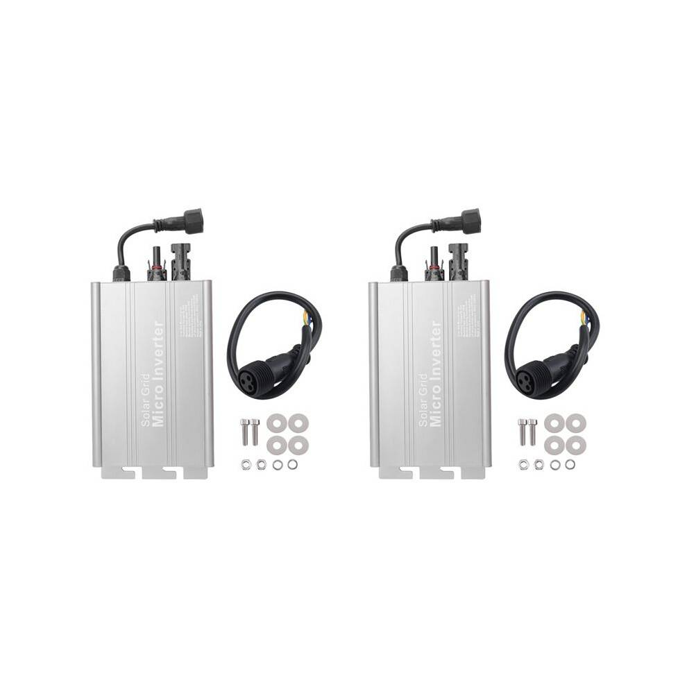 2X 700W Solar for Micro-Inverter Solar Grid Tie Microinverter IP65 Control Self Cooling 110/230V