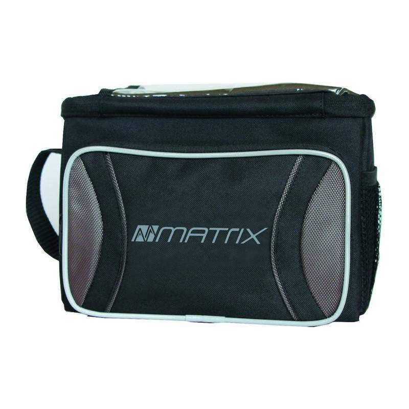 Matrix Styrtaske 6L sort/sølv