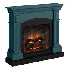 Elkamin Tagu Magna Electric med PowerFlame 2 Mjuk turkos - Turkos