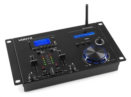 FYNDHÖRNAN / Vonyx STM3400 2-ch Mixer med Scratch, 2 kanals mixer med scratch och Bluetooth  Vonyx STM3400