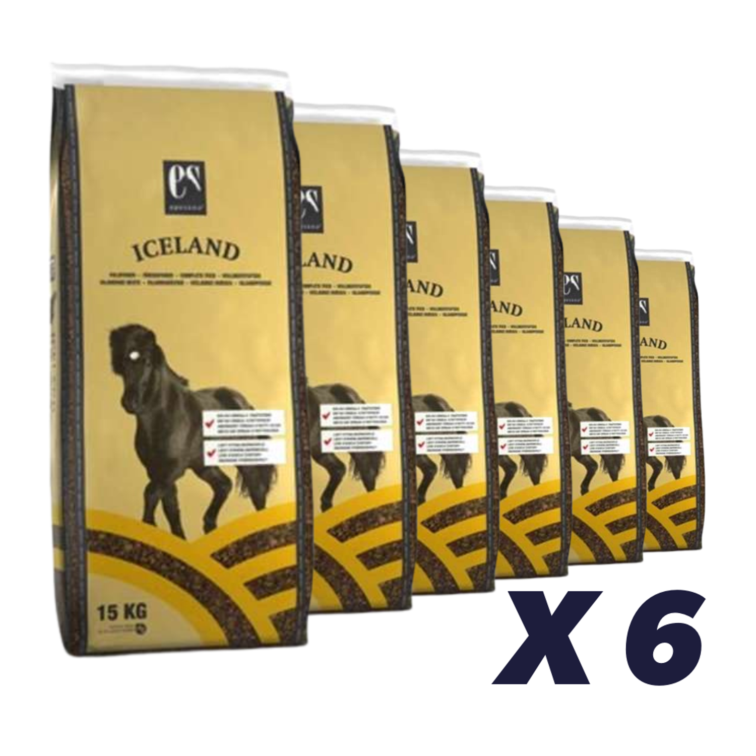 Equsana Iceland 15 kg - 6 x 15 kg