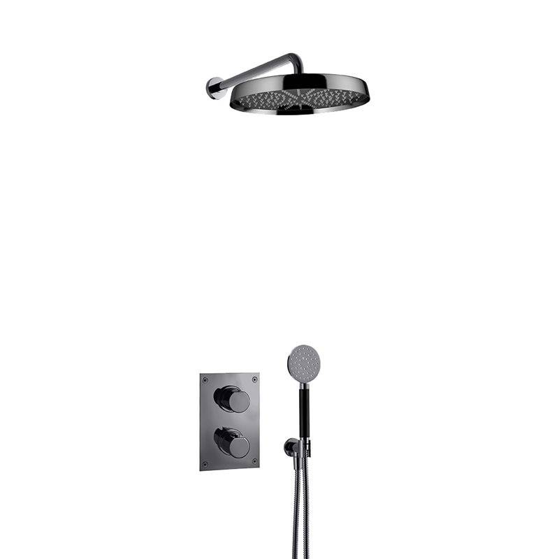 Takduschset Tapwell ARM7268 Edition 2 för Inbyggnad - Svart Krom