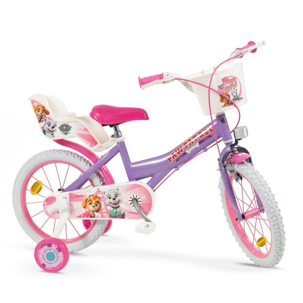 Barncykel 16 Paw Patrol lila 1680 flicka