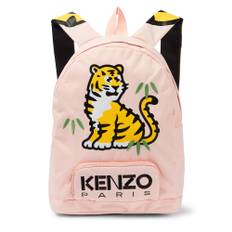 Kenzo Kids KOTORA Tiger print backpack - pink