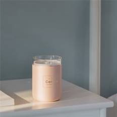 280ml ultraljud luft luftfuktare ljus varm ljus usb eterisk olja diffusor hemma mist maker arom diffusorer luftfuktare - Rosa