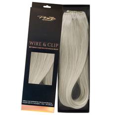 Poze Hairextensions Poze Standard Äkta Löshår Flip & Go 50cm Titanium Blonde 10AS