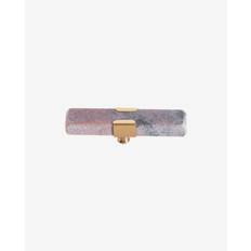 Knage / krog i marmor og messing - 8,5 cm - rosa