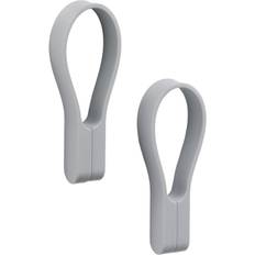 Zone Denmark Loop Magnet Håndklædestrop 2 stk. 9 cm, Gull Grey