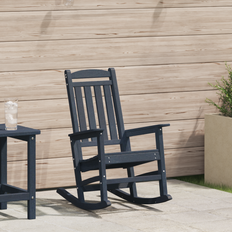 vidaXL Have Gyngestol Marineblå 70x92x108 cm HDPE
